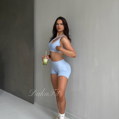 DakaFit DFYNE多巴胺短裤收腹提蜜桃臀瑜伽健身裤三分裤