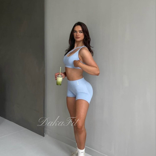 DakaFit DFYNE多巴胺短裤收腹提蜜桃臀瑜伽健身裤三分裤
