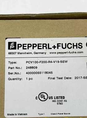 (议价)倍加福读码器PCV100-F200-R4-V19