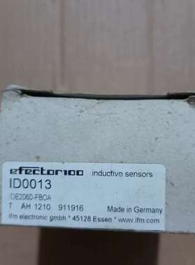 (议价)IFM易福门电感式接近开关ID0013
