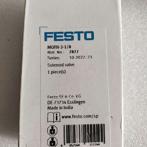 费斯托  电磁阀  FESTO MOFH-3-18  78议价