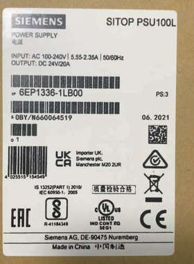 6EP1336-1LB00 SITOP PSU100L 西门议价