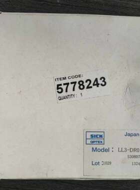 (议价) SICK西克 LL3-DR01 5308078