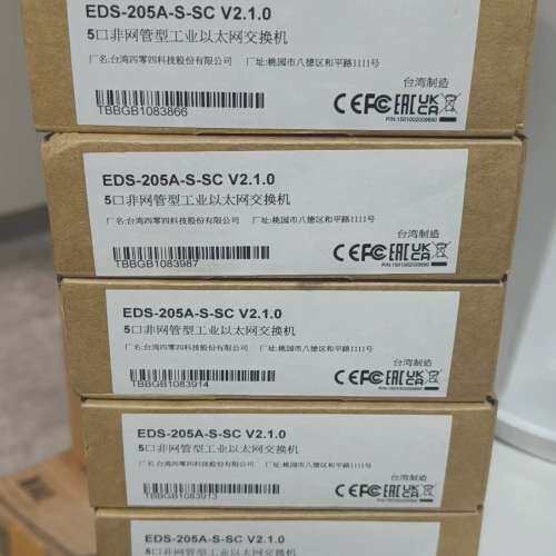 moxa摩莎交换机EDS-205A-S-SC，5台，议价