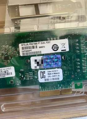 (议价)Intel PRO1000 PT DUAL P