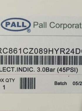 (议价)PALL压差讯器RC861CZ089HYR24DC