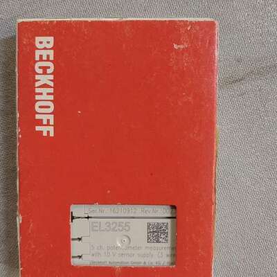 倍福BECKHOFF模块EL3255，5通道电位计测量器，带议价