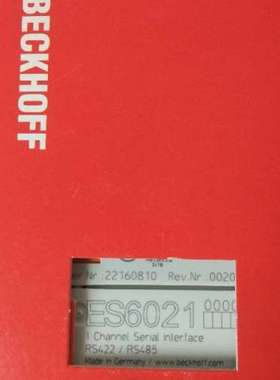 BECKHOFF倍福ES6021议价
