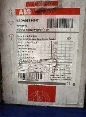 塑壳断路器，T3N250 TMD200，1SDA051议价