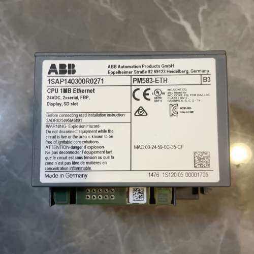 (议价) PM583-ETH CPU模块，1SAP1403