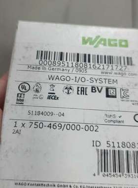 (议价)wago750-469000-002万可模块议价