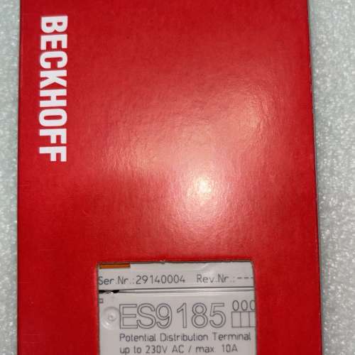 倍福 ES9185 三相配电端子，，制造。适合用议价