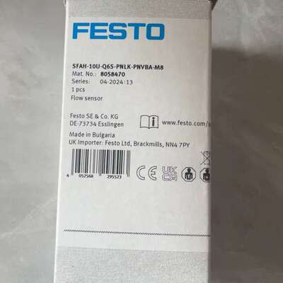 FESTO 流量传感器 SFAH-10U-Q6S-PNLK-议价