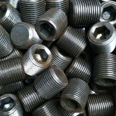 细牙机米螺丝/内六角平端紧定GB77顶丝无头/堵头m14 m16 m20 m24