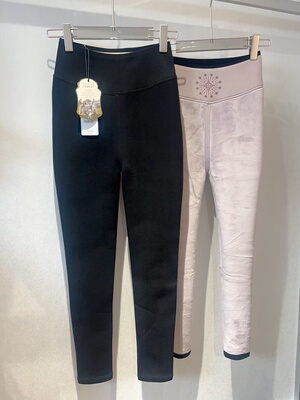 赋尼美秋冬新款女士保暖塑形打底裤5573超柔绒500克弹力修身加肥