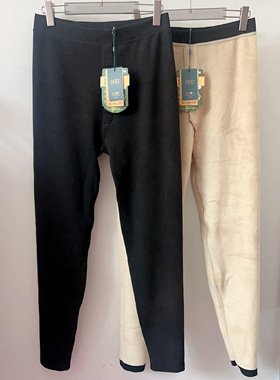 NGG秋冬新款男士加厚560g铂金蚕丝保暖裤9939B弹力贴身软糯亲肤