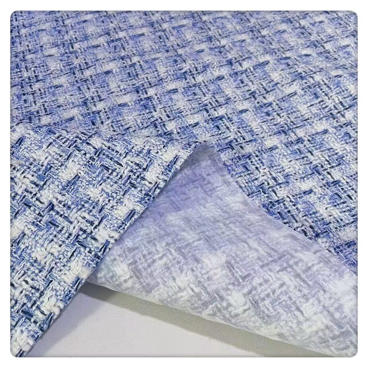 加厚编织小香风粗花呢外套裙子