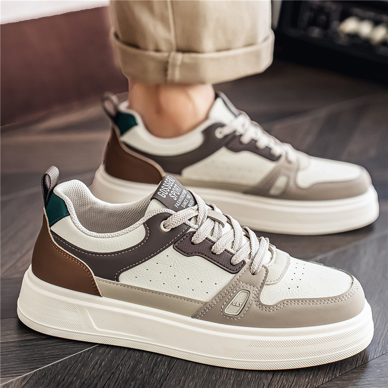 潮牌男鞋2026新款冬季学生休闲板鞋运动鞋潮流百搭厚底青少年潮鞋,流行男鞋,单鞋,淘宝优惠券,粉丝福利购,淘宝优惠卷