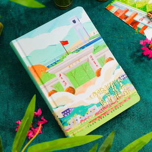 名校笔记本武汉复旦厦门大学浙大插画清华手账本学生励志a6记事本