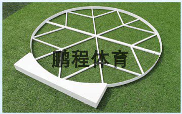 国标款纯实木铅球抵趾板投掷圈2.135m松木铅球抵趾板田径比赛专用