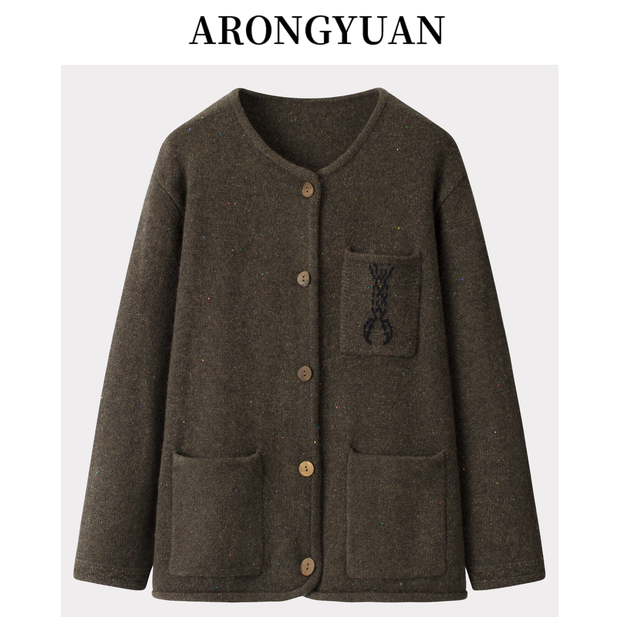 纯山羊绒宽松外穿毛衣高端外套厚