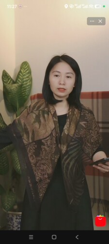 200支云雾纱纯山羊绒手绘春夏防晒空调房方巾三角披肩