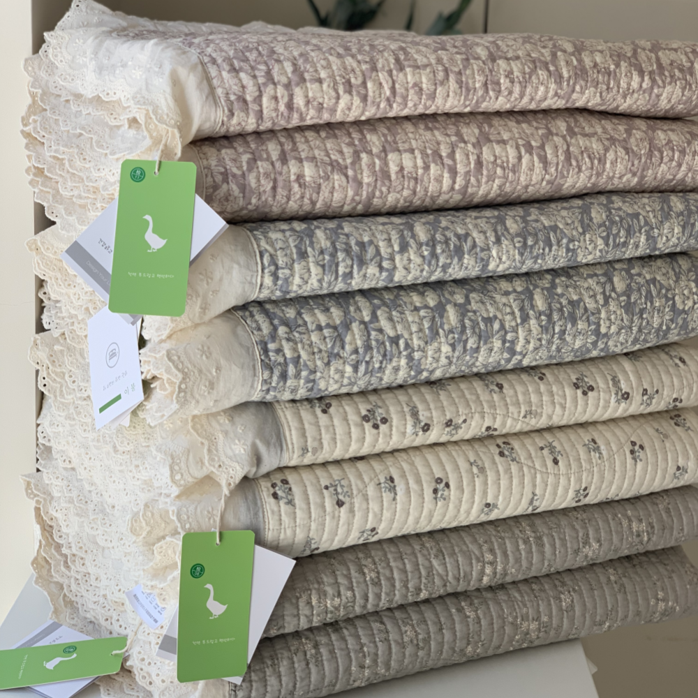 韓國大鵝雙面全棉榻榻米床蓋