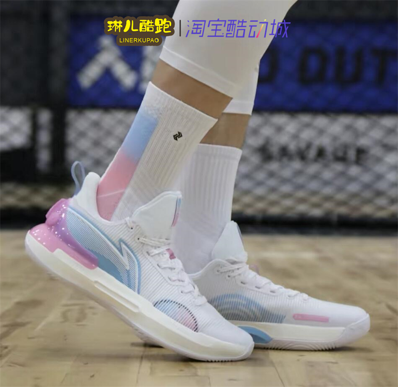 李宁驭帅16男士减震回弹篮球鞋