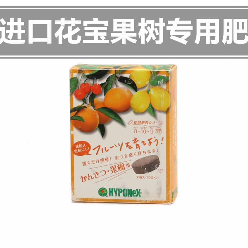 进口花宝金橘金桔专用肥料柠檬石榴佛手瓜无花果葡萄果树盆栽结果