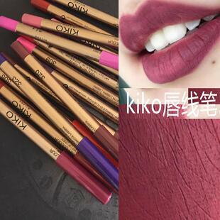 kiko奶油质地唇线笔唇笔口红306 316 320 315滋润防水不掉色显白