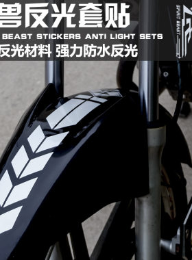 踏板摩托车车贴电动装饰车贴纸个性贴花雅马哈火焰贴套贴