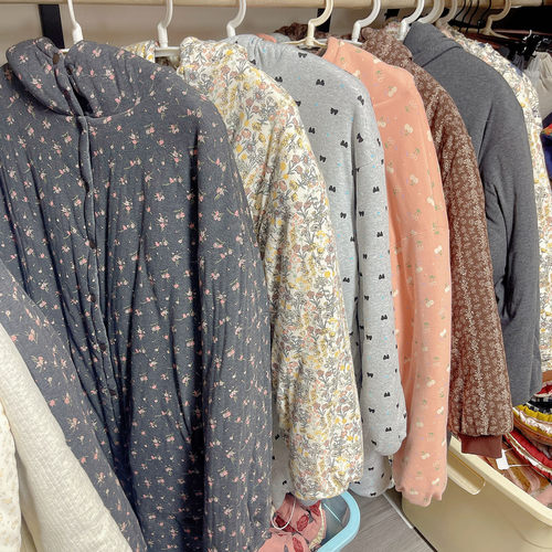 天然棉花纯手工女士棉衣棉服带帽子棉花袄中长款棉大衣