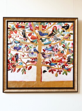 从今往后HomeDecor-CFYH16-艺术金箔油画-非产品质量问题不退换