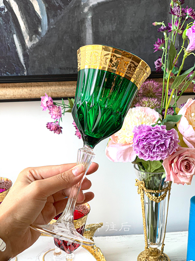 从今往后酒杯水晶彩色