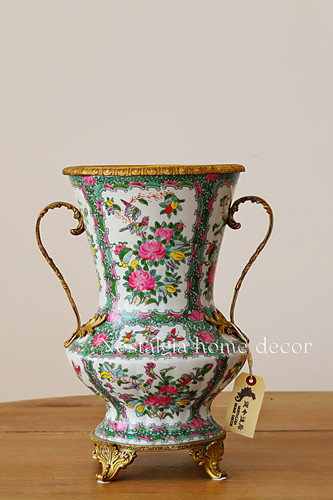 从今往后HomeDecor-CFHX60-法式中古彩绘花瓶
