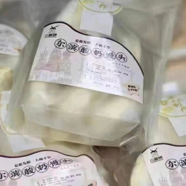 小额娘尔滨酸奶馒头360g/包