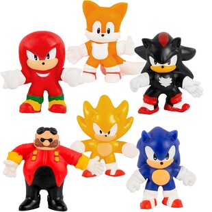 Goo Zu现货进口minis Sonic索尼克软胶解压玩具酷肌组迷你款 JIT