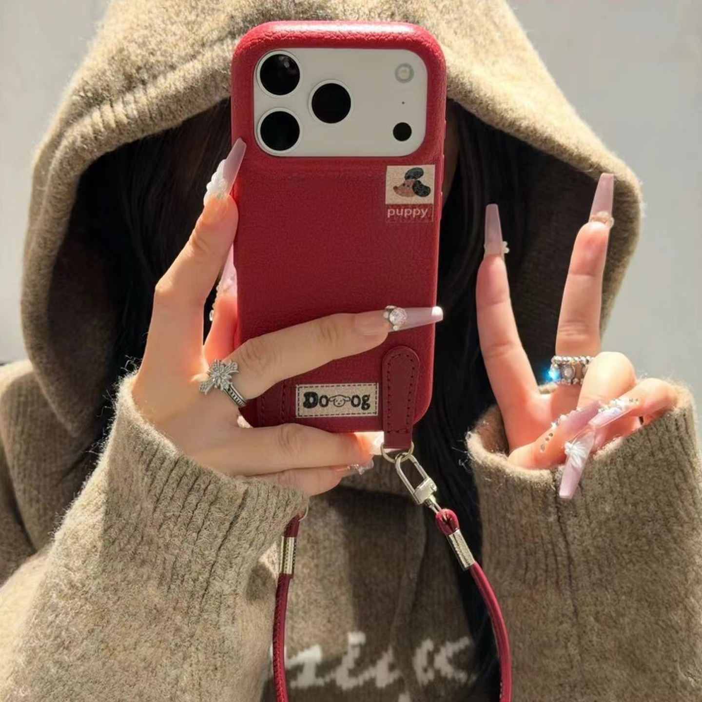 情侣腊肠狗标签新款适用苹果17Pro手机壳iPhone16max小米15华为mate80pura70k80note14荣耀400x100reno13s30