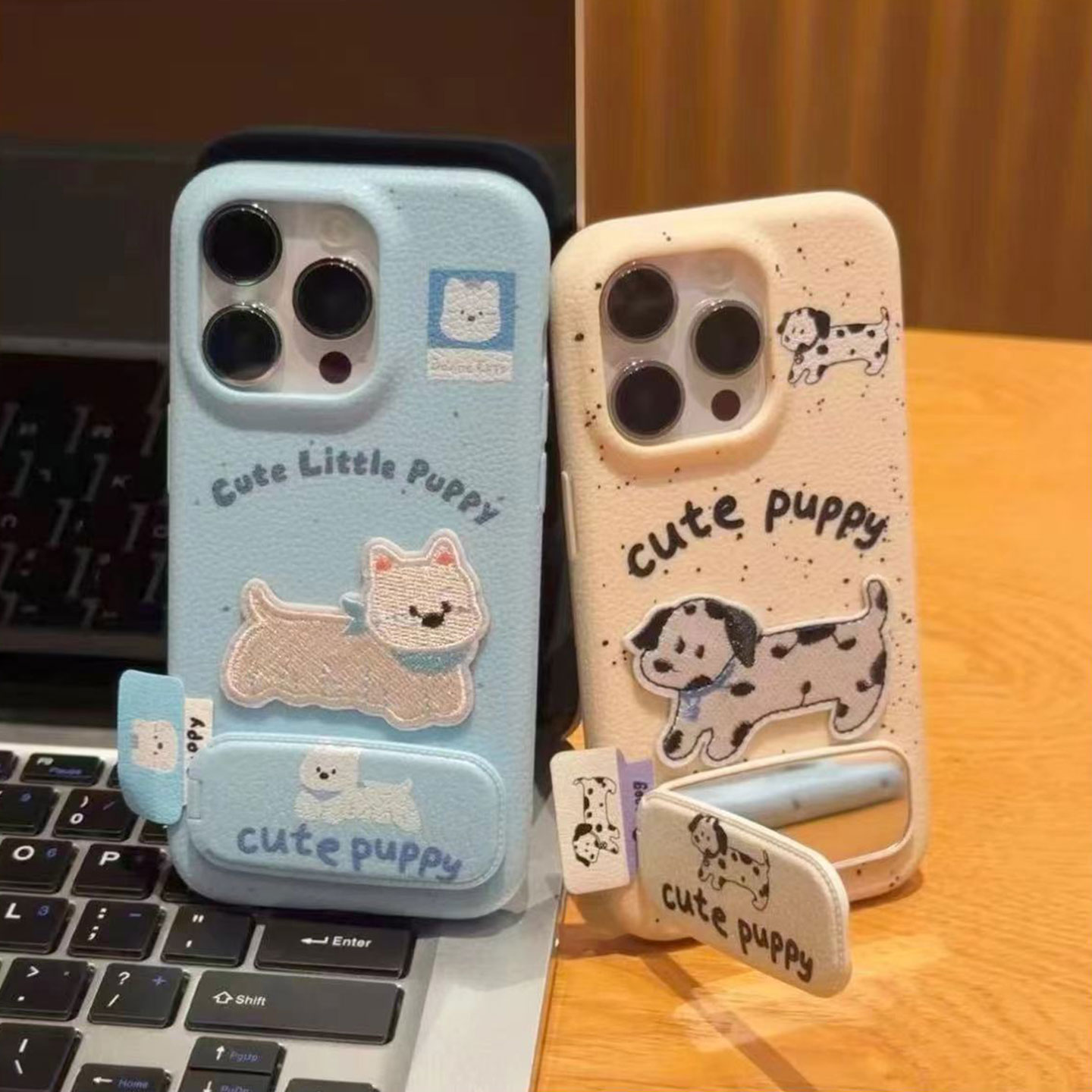 斑点狗小白狗支架新款适用苹果17Pro手机壳iPhone16max13小米15华为mate80pura70k80Reno14荣耀400x300findx9