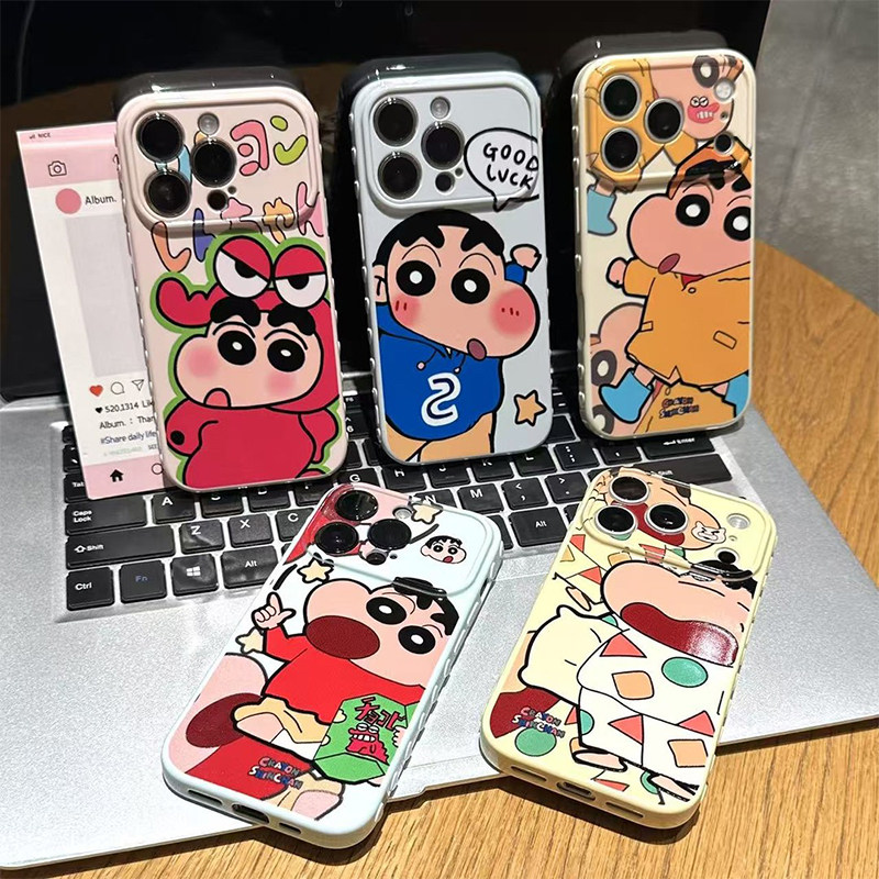 趣味小新合集新款适用苹果17promax手机壳iphone16pro高颜值ip15plus卡通14por女款air超火13创意12防摔11套