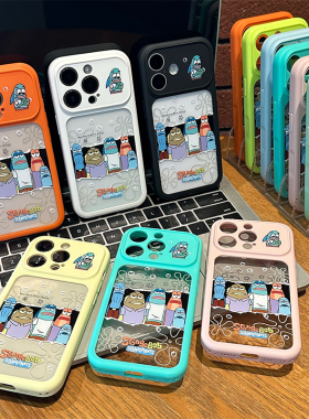 卡通无语居民鱼适用苹果17promax手机壳iphone16plus高级感ip15pro爆款air个性14趣味13女por网红12/11保护套