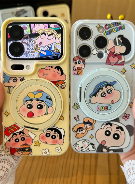 情侣小新适用iPhone17promax手机壳苹果16pro小米17华为mate80K70p90加ACE5荣耀600reno14x200S30nova15Y500
