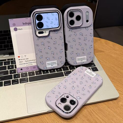 温柔风满屏碎花新款适用苹果17Pro手机壳iPhone16max小米15华为mate80pura70k90nova14荣耀400x200findx9s50