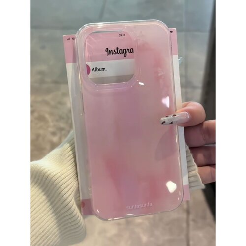 粉色系晕染新款适用苹果16Pro手机壳iPhone14max小米15华为mate70pura80k60nova13荣耀vivox200reno12magic6
