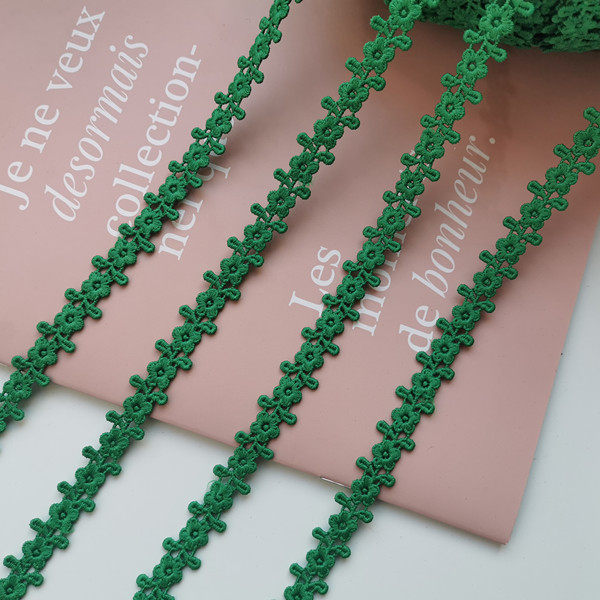 221A2复古绿色水溶刺绣蕾丝花边辅料旗袍古装制衣服装家居手工diy,居家布艺,花边,淘宝优惠券,粉丝福利购,淘宝优惠卷