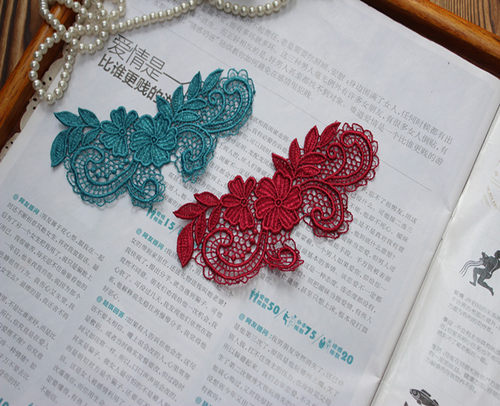 刺绣布贴贴花花贴补丁服装旗袍