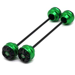 Z750 车轴防倒球 适用川崎Z650 改装 前后轮防摔球 Z900