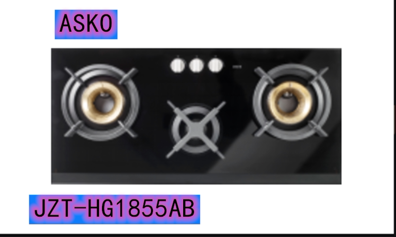 ASKO燃气灶JZT-HG1855AB欧洲原装家用嵌入式三眼超大火力燃气灶图片