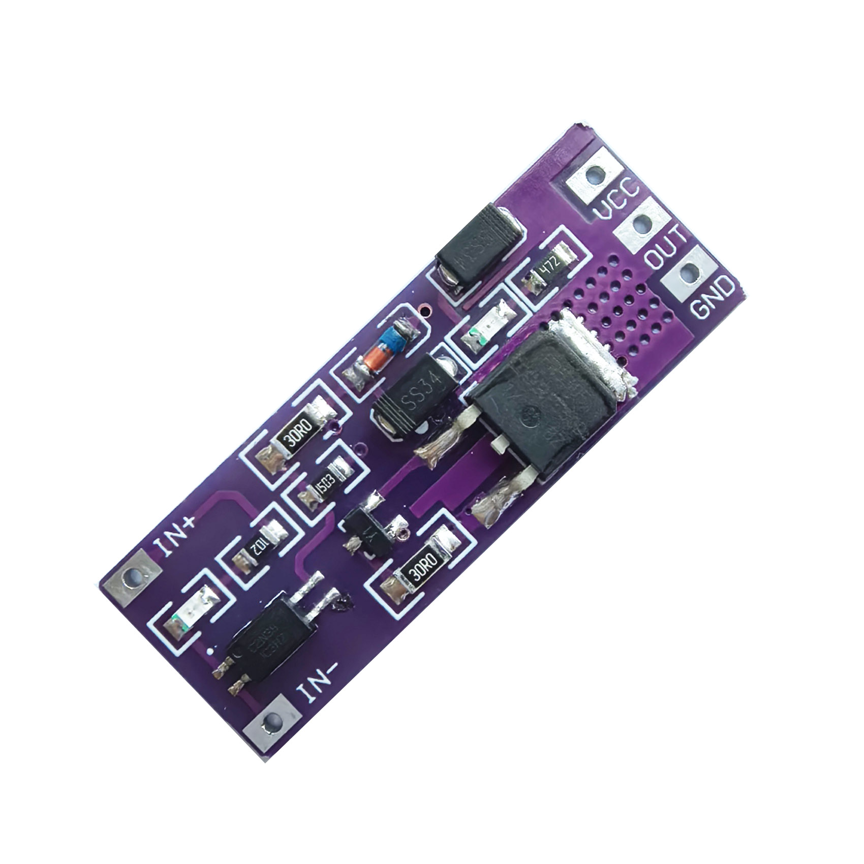 ZXC-0078 单片机PWM驱动电路 Pmos控制电路 单路晶体管开关电路