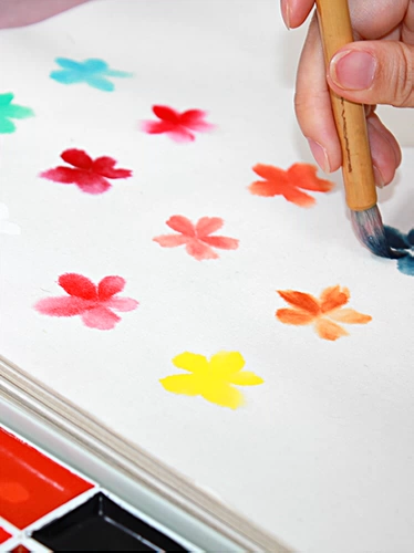 Зал Сучжоу Цзян Сысу 18.12.24 Цветной набор для начинающих, сплошная китайская живопись, тщательные картины от руки для пейзажных картин с цветами и птицами